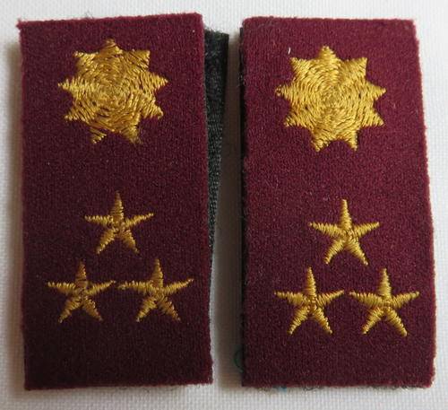 SA MEDICAL HEALTH CORPS RANK FOR BRIGADIER-1996-2002