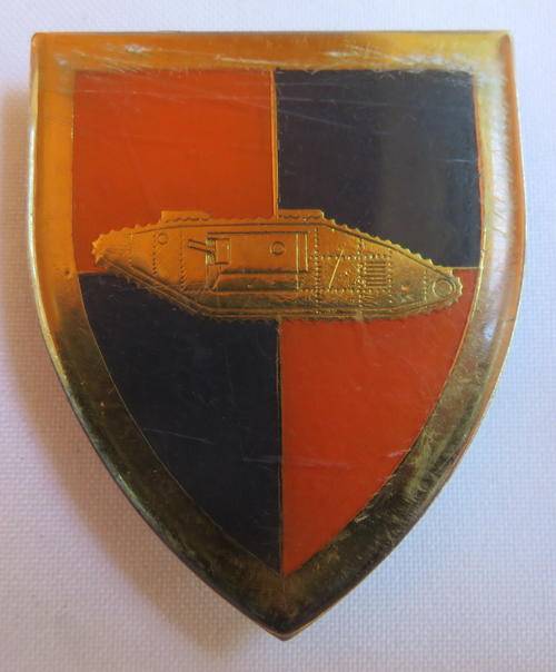 SA SCHOOL OF ARMOUR SHOULDER FLASH-ORIGINAL-3 PINS