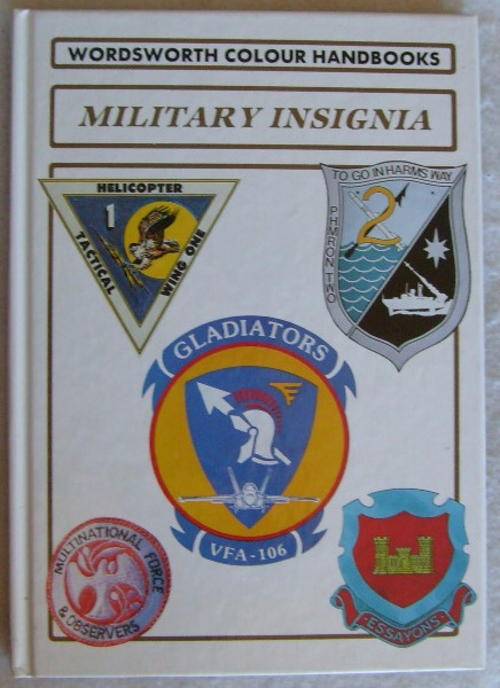NO.640 - MILITARY INSIGNIA - WORDSWORTH HANDBOOKS.