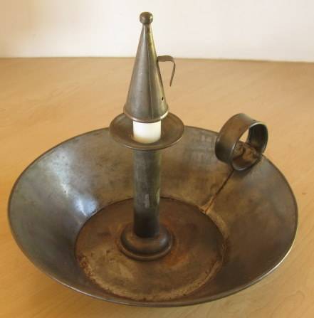 NO. 4848)  BOER WAR - CANDLE HOLDER MARKED CSH - CIVILIAN STATIONARY HOSPITAL