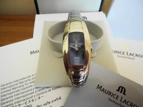 MAURICE LACROIX LADIES BRACLET WATCH WORN A COUPLE OF TIMES ****THIS NOT A REPLICA ****