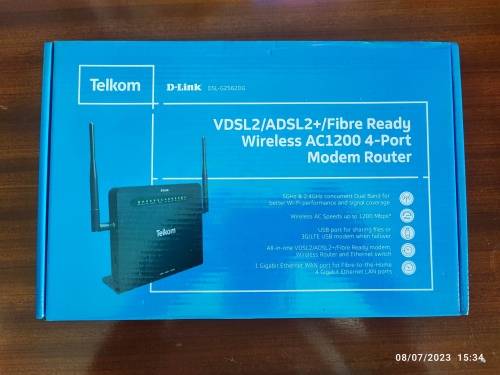 D-Link DSL-G2562DG VDSL2/ADSL2+ Wireless AC1200 4-Port Gigabit Modem Router with VOIP FIBRE READY!