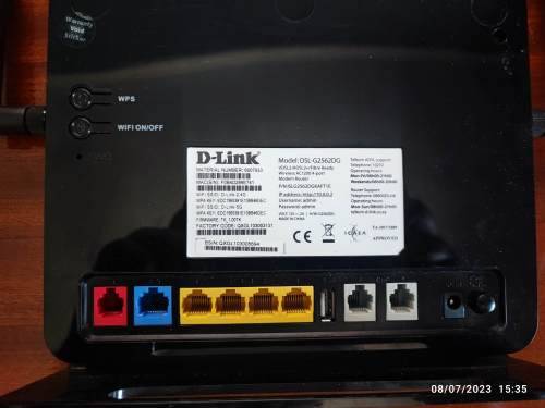 D-Link DSL-G2562DG VDSL2/ADSL2+ Wireless AC1200 4-Port Gigabit Modem Router with VOIP FIBRE READY!