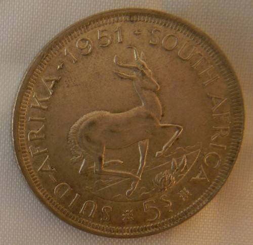 1951 5 Shilling VF