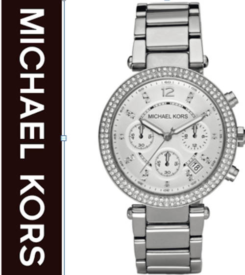 **WOW R4999.99**MICHAEL KORS PARKER Ladies CHRONOGRAPH WATCH++SPARKING BLING!!