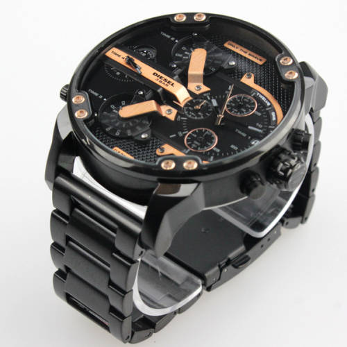 DIESE XXL BIG DADDY 57mm 4 TIMEZONE Watch++R8999.99++BRAND NEW  IN BOX++The Black Beast++