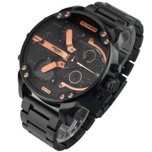 DIESE XXL BIG DADDY 57mm 4 TIMEZONE Watch++R8999.99++BRAND NEW  IN BOX++The Black Beast++