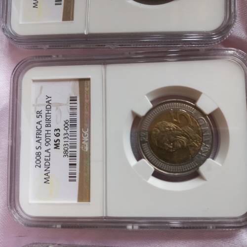 Wow!! Full Set Madiba MS62-MS67 IN WOODEN BOX-NGC GRADED