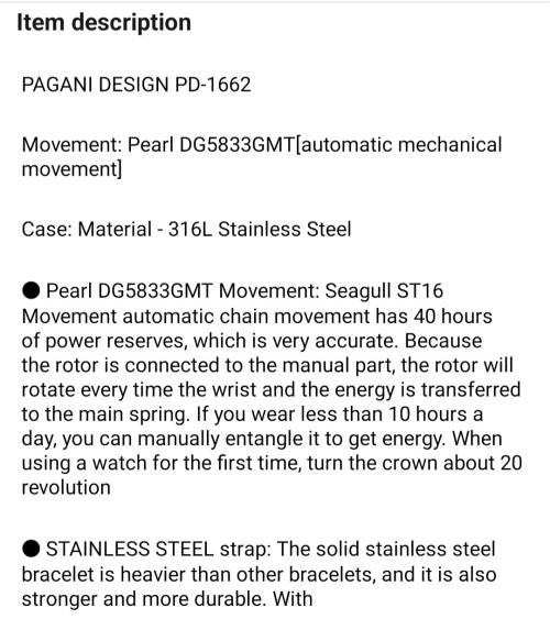 R6900!! Pagani GMT BATMAN AUTOMATIC SAPPHIRE CRYSTAL GLASS | LOADED!!