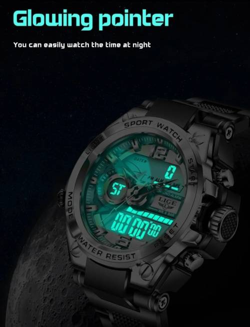 Stunner!! Latest LIGE GENTS SPORTWATCH NEW IN BOX