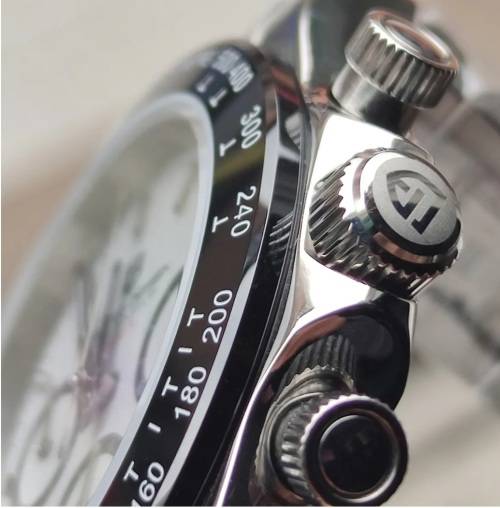 L@@K!! Pagani Design-Sapphire Crystal Speedway Seiko Chrono VK63 Mvt.