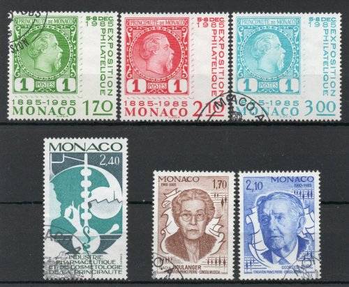 Monaco 1984-85 3 sets very fine used. SG 1698, 1731-32, 1709-11. Cat £4,65 (2013)