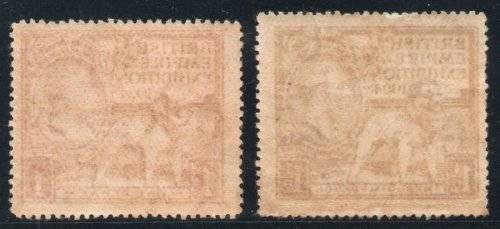 Great Britain 1924 British Empire Exhibition set of 2 umm & lmm. SG 430-431. Cat £25 (2022)