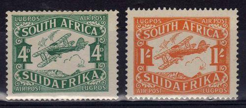 SA 1929 AIR MAIL SET OF 2 LMM. SACC 40-41.