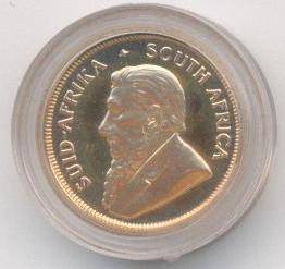 1991 Kruger Rand 1/10oz, SAM Proof coin