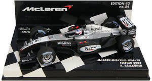 McLaren Mercedes MP4-18 die cast model