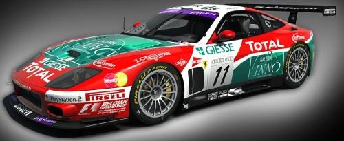 Ferrari 575 GTC 24h die cast model