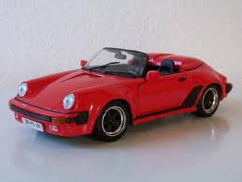1989 Porsche 911 1/18 Speedster die cast model