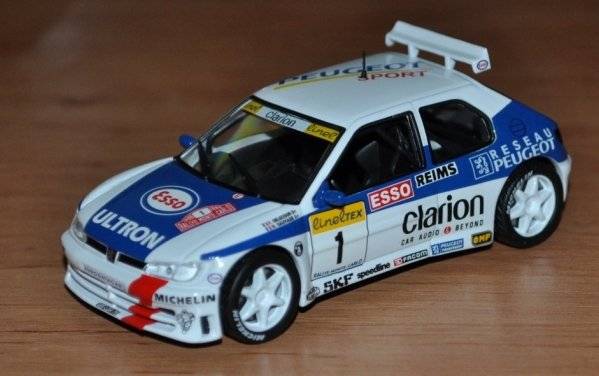 Peugeot 306 Maxi Rally die cast model