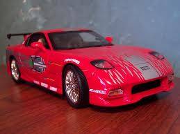 ERTL "The Fast And The Furious" Mazda RX7 1993 die cast model