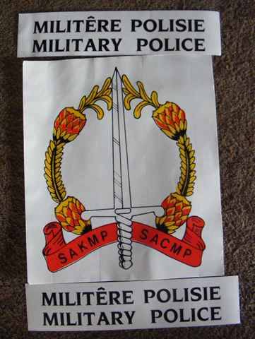 Military Police Set of Three Decals (stickers)