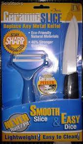 Never rust Ceramic Knife and Peeler Set