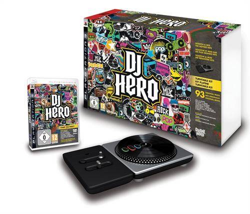 DJ HERO BUNDLE - PLAYSTATION 3 - TURN TABLE AND GAME!!!