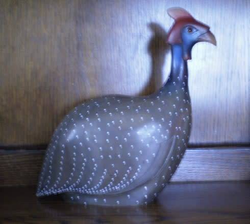PAIR CROWNED GUINEAFOWL, MADE BY FEATHERS KNYSNA
