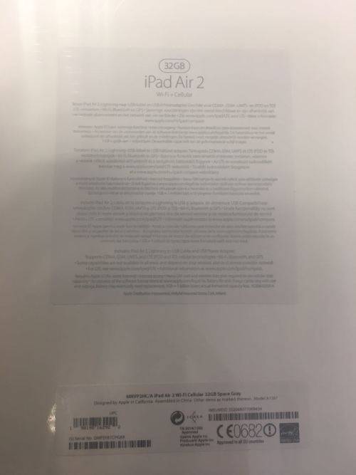 IPAD 2 AIR Wifi + Cellular 32GB (Brand new in original packaging)
