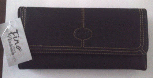 Ladie's leather purse (Fino Italy Platinum)