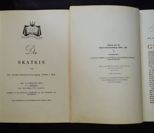 SKATKIS Boeke. Stel 1 tot 12. Junie 1972 Druk.