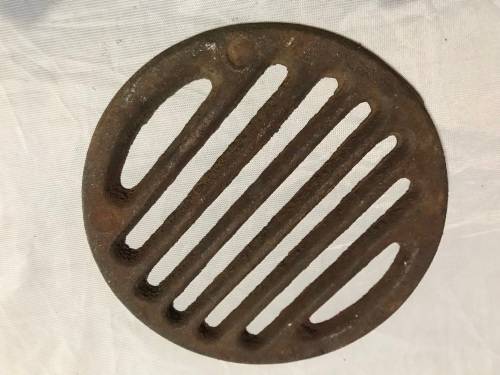 Cast Iron drain cover (old school)