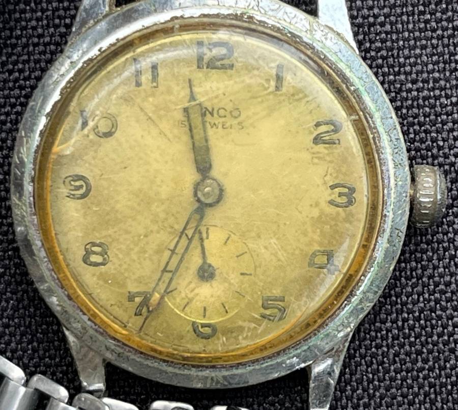 Vintage watches and clock. LANC & CYMA AMIC. NOT WORKING. For spares or repair.