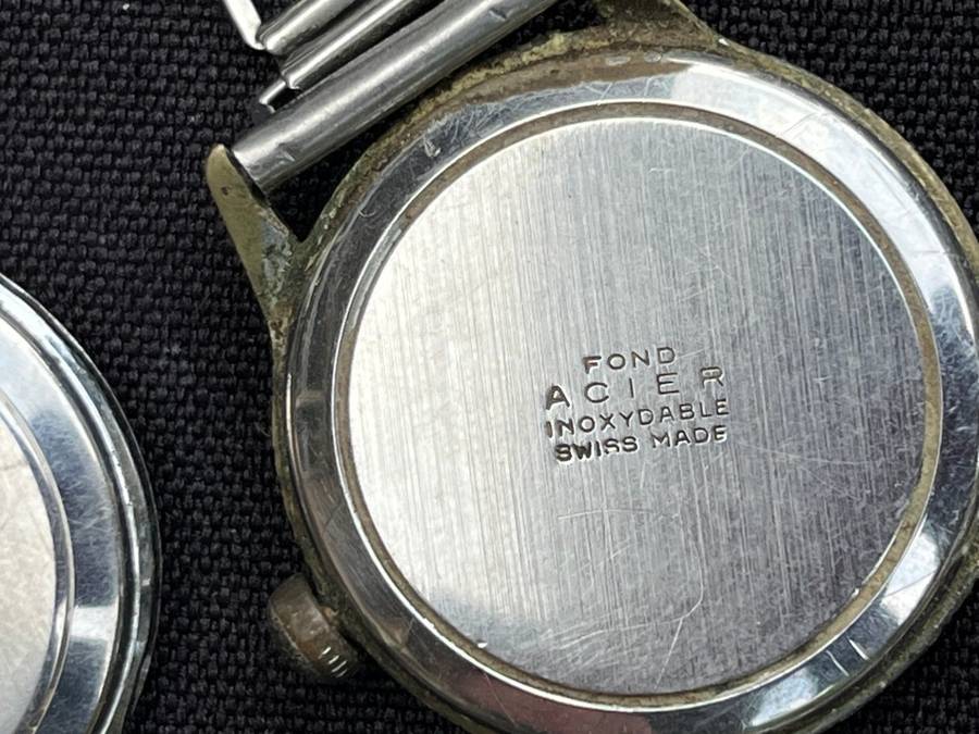 Vintage watches and clock. LANC & CYMA AMIC. NOT WORKING. For spares or repair.