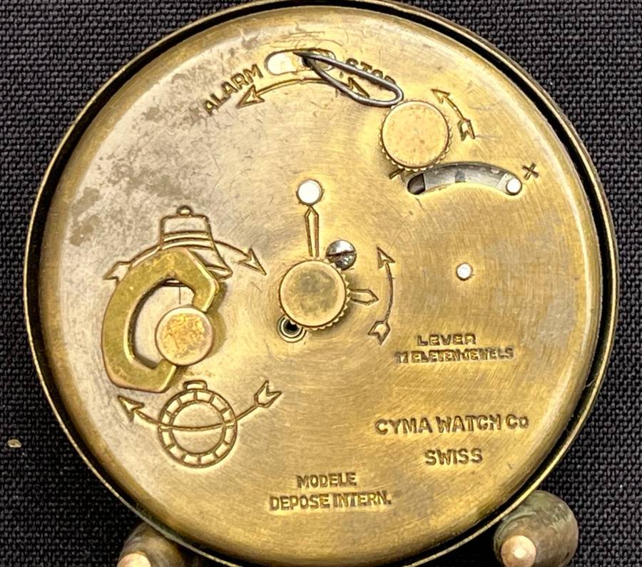 Vintage watches and clock. LANC & CYMA AMIC. NOT WORKING. For spares or repair.