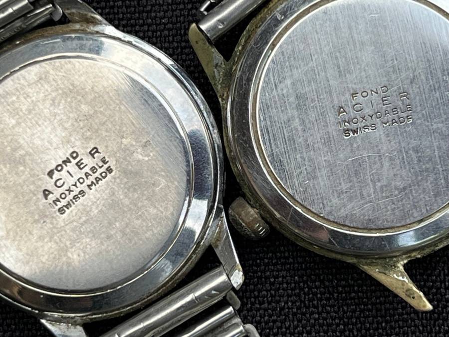 Vintage watches and clock. LANC & CYMA AMIC. NOT WORKING. For spares or repair.