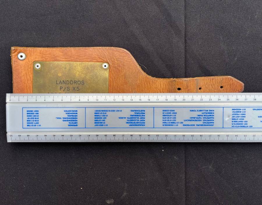 Vintage Post Office bag Tag `9735 CLOCOLAN`