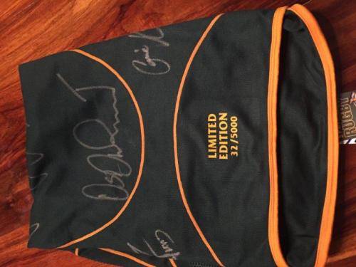 Limited edition  Rugby Jersey with signed Captains