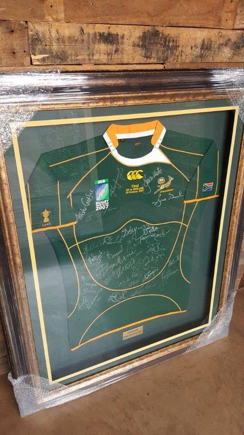 RWC 2007 FINAL SPRINGBOK RUGBY JERSEY