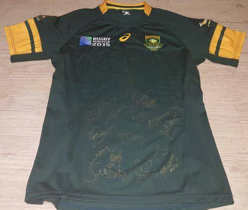 2015 Rugby Wold Cup Signed Springbok Jersey