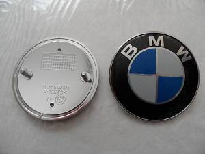 BMW Badge for boot/bonnet, 82mm, 2pin,HIGH QUALITY, BRAND NEW.FREE POSTING.
