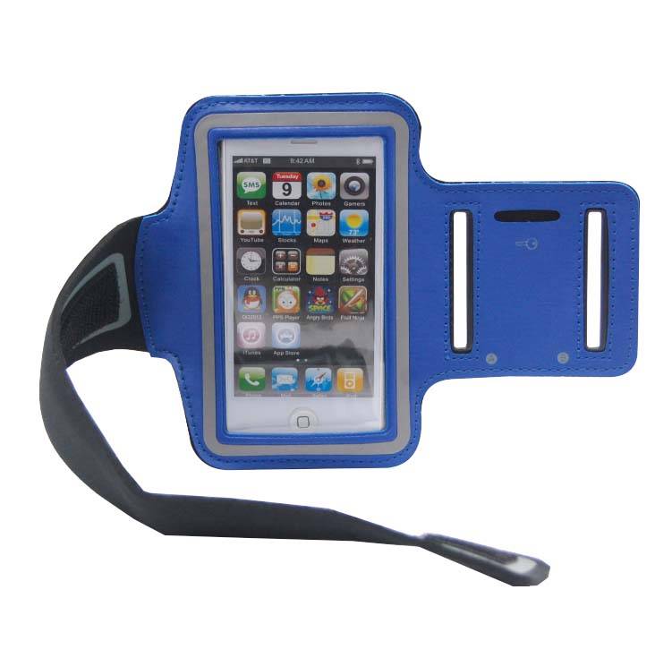 Arm Band Pouch For Apple Iphone 5 - Blue