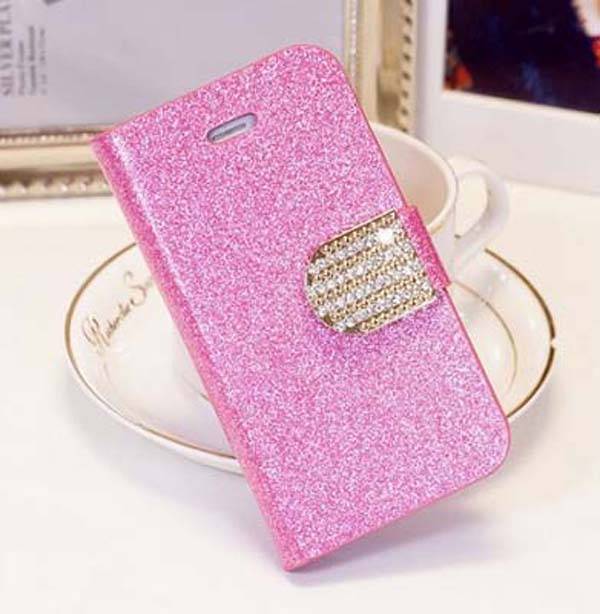 Shiny Cellphone Case Cellphone Cover For Samsung Galaxy S3 Mini I8190 - Pink