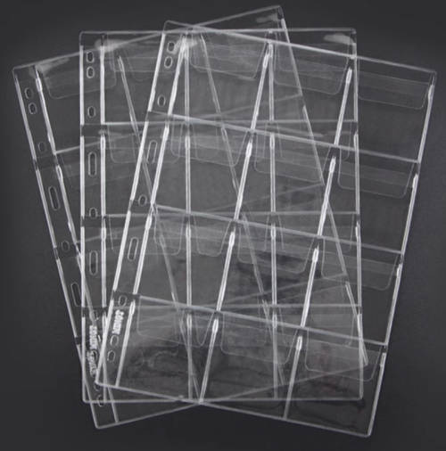 10 x Universal Coin Album Page --A4 12 Pocket Page