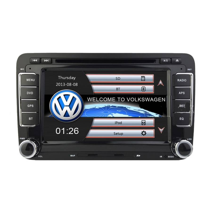 7 Inch VW Car Radio GPS 3G + FREE MAP