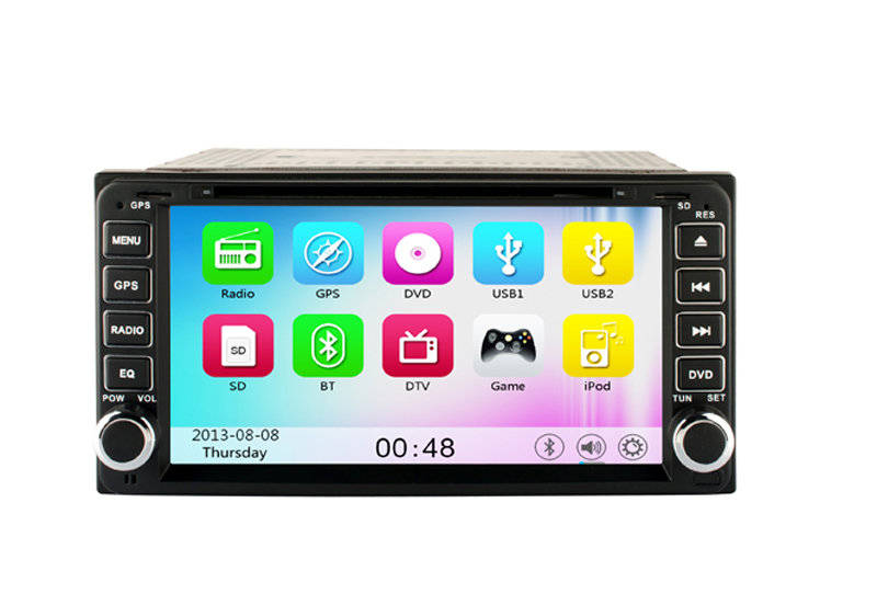 Car Multimedia System  GPS USB SD Toyota FREE MAP + REVERSE CAMERA