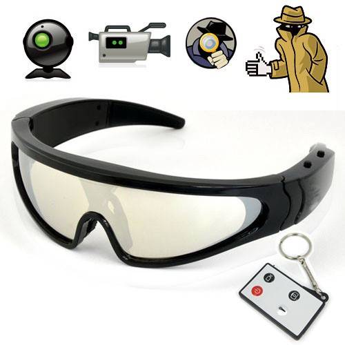 1280 x 720 High Definition Hidden Camera Glasses Support TF Card Max 16GB