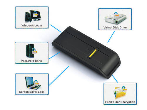 Fingerprint Reader USB 2.0 Biometric Security Password Lock for PC FREE SHIPPING
