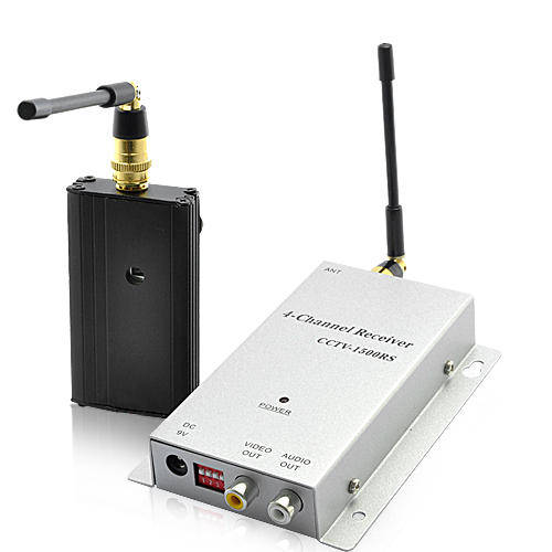Advanced AV Wireless Signal Booster and Receiver Kit for Security Cameras - FREE SHIPPING