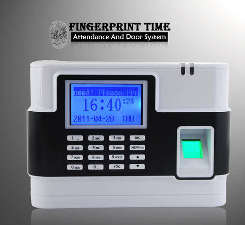 Fingerprint Time Attendance And Door System (White)